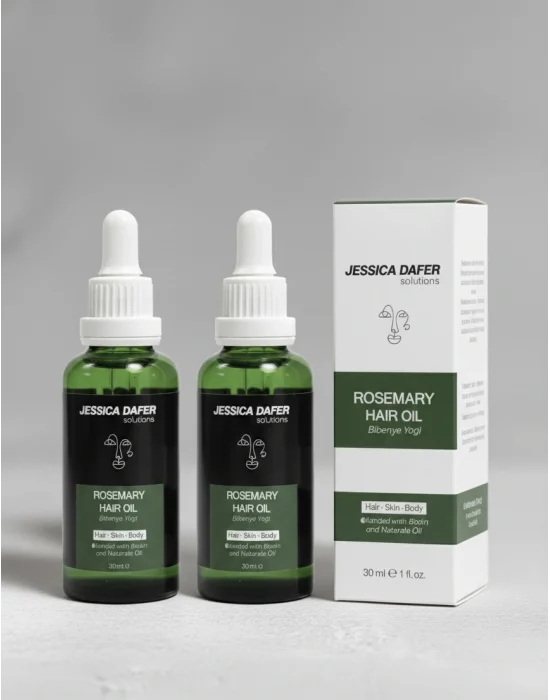 2’li Biberiye Yağı Yıpranmış Saçlar İçin Biotin Özlü Saç Bakım Serum Seti