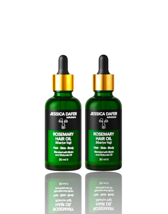 2’li Biberiye Yağı Yıpranmış Saçlar İçin Biotin Özlü Saç Bakım Serum