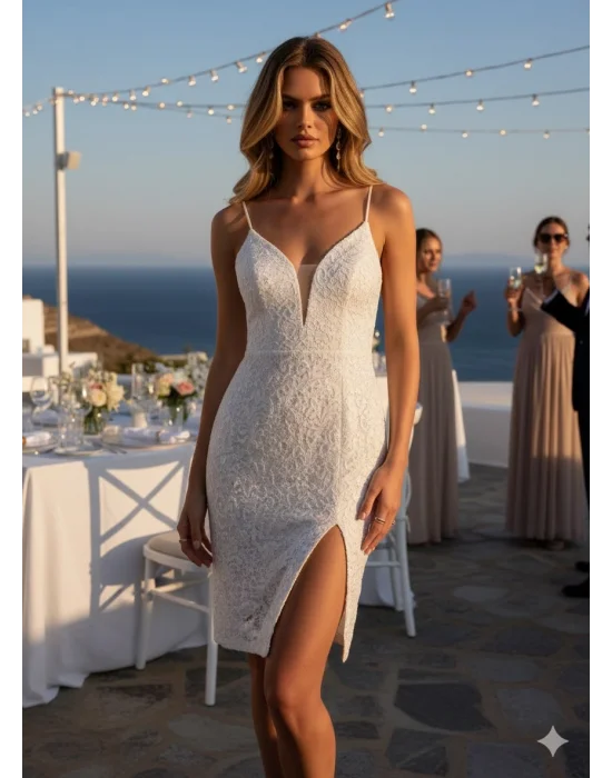 Elenor İthal Dantel Elbise Tasarım S 2026