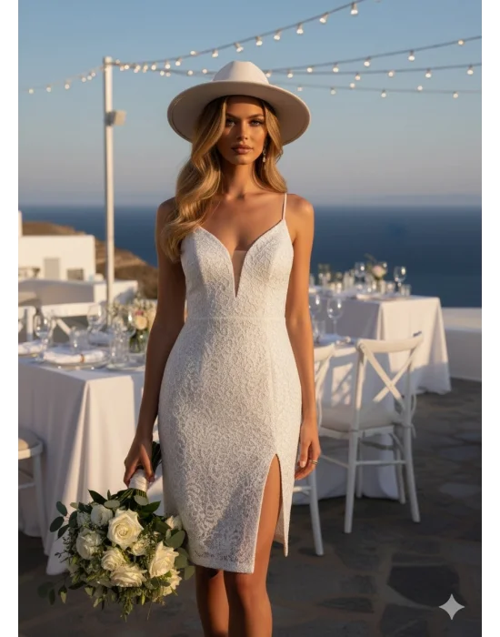 Elenor İthal Dantel Elbise Tasarım S 2026