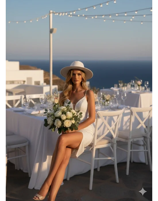 Elenor İthal Dantel Elbise Tasarım S 2026