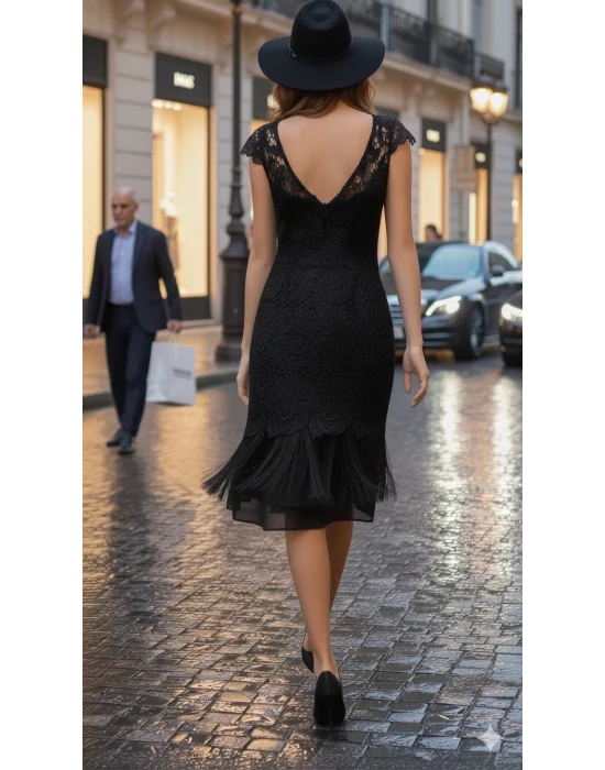 Forester İthal Güpür Elbise Tasarım S 2026