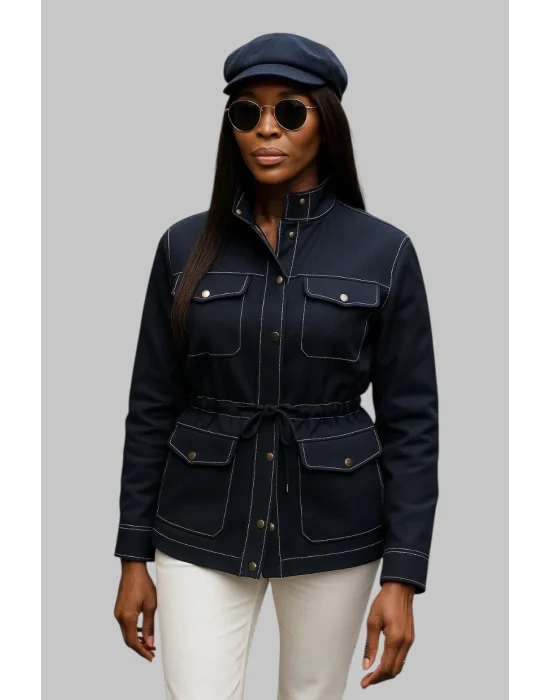 Adriana Dikiş Detaylı Gabardin Ceket Tasarım W 2026