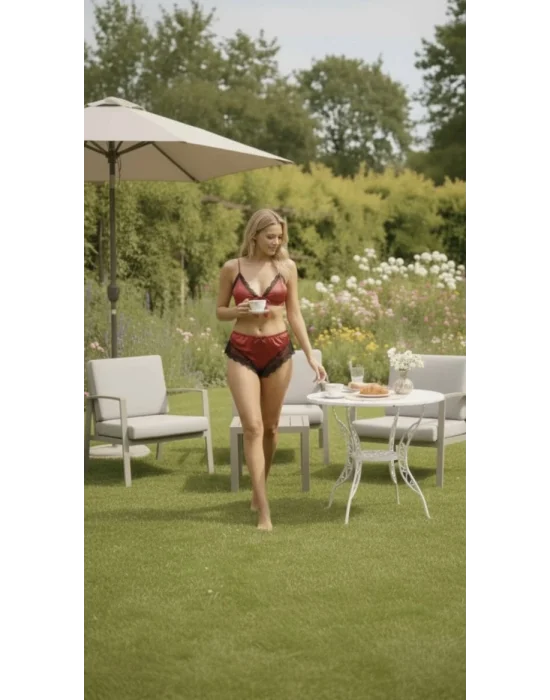 Anita Bralet İkili Gecelik Takım Tasarım