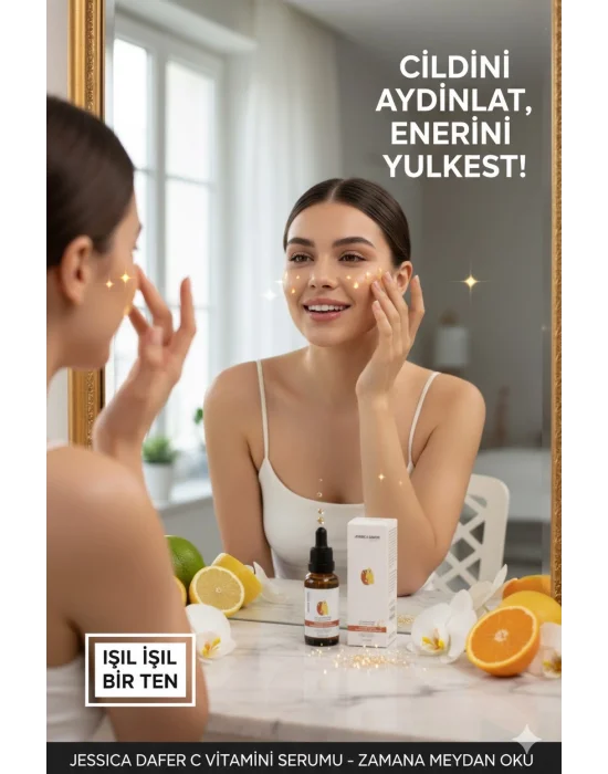 Aydınlatıcı Ve Cilt Tonu Eşitleyici C Vitamini Cilt Serumu 30 Ml