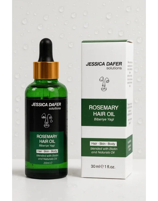 Biberiye Yağı Complexi Yıpranmış Saçlar İçin Hızlı Saç Uzatan Biotinli Saç Bakım Serumu