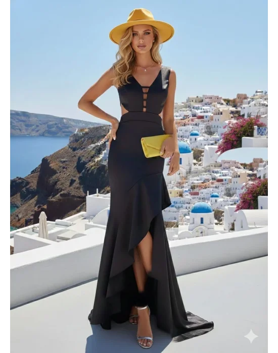 Carolina İhtal Saten Elbise Tasarım S 2026