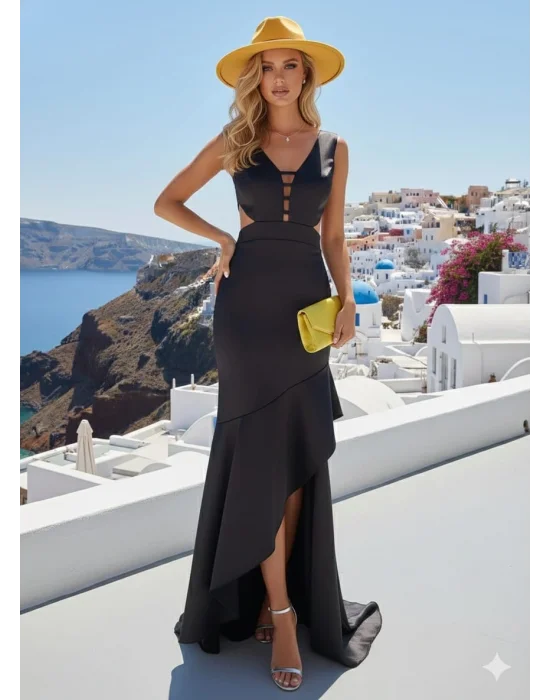 Carolina İhtal Saten Elbise Tasarım S 2026