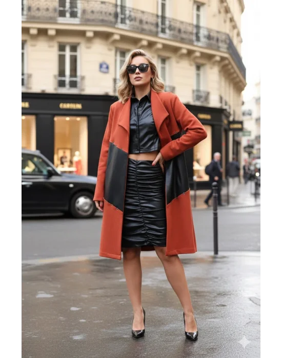 Charles Deri Detay Örme Tasarım Kaban W 2026