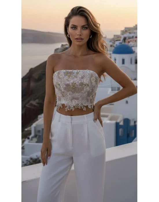 Donatello France Dantel İşlemeli Brode Tasarım S 2026