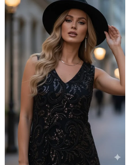 Giulia İthal Şifon Tül İşlemeli Tasarım Bluz S 2026