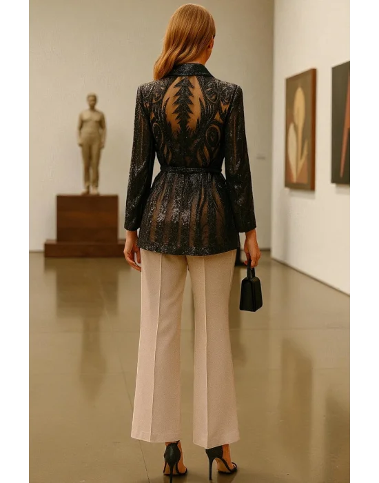 Jessica Dafer Paris Özel Tasarım Payet Ceket