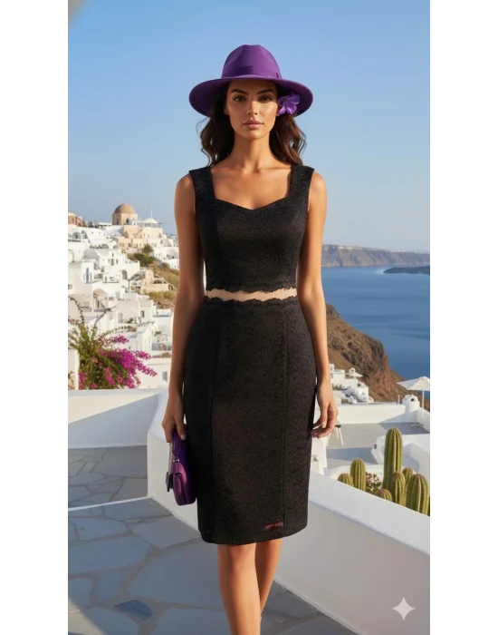 Leonardo Güpür Tül Detay Elbise Tasarım S 2026