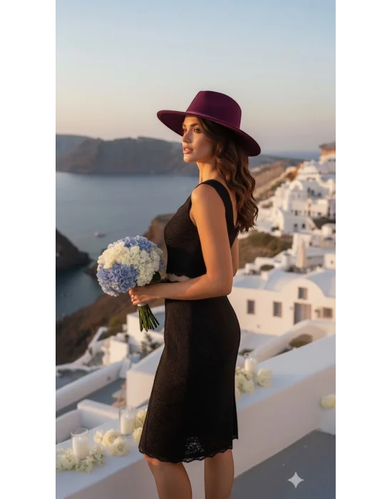 Leonardo Güpür Tül Detay Elbise Tasarım S 2026