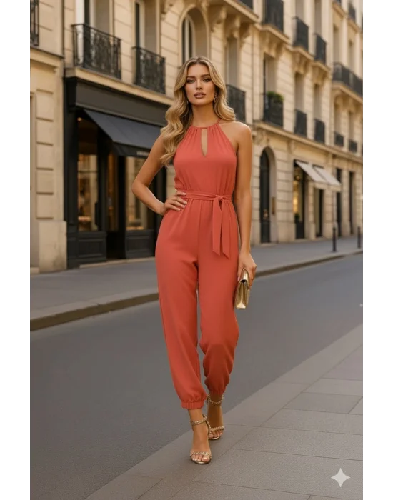 Milena Halter Yaka Yırtmaç Detay Tasarım Tulum