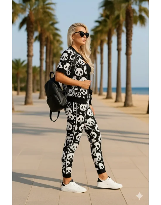 Pamela Panda Desen Eşofman Takım