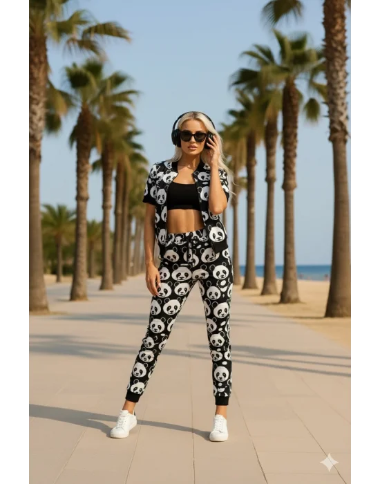 Pamela Panda Desen Eşofman Takım