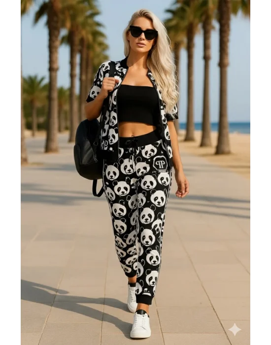 Pamela Panda Desen Eşofman Takım