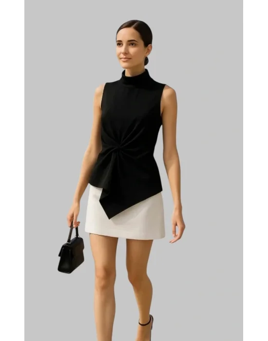 Sonata Krep Saten Bluz W 2026