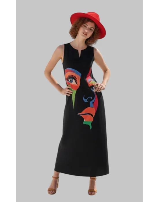 Stefanel Kesik yaka Maxi Elbise S 2026