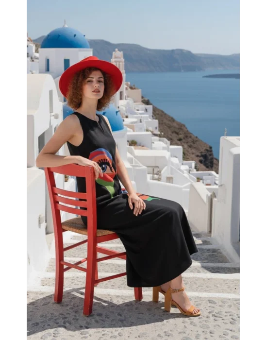 Stefanel Kesik yaka Maxi Elbise S 2026