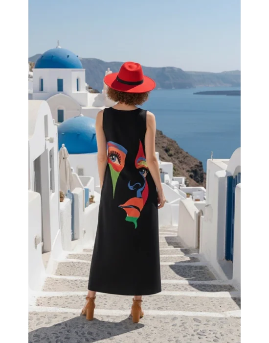 Stefanel Kesik yaka Maxi Elbise S 2026