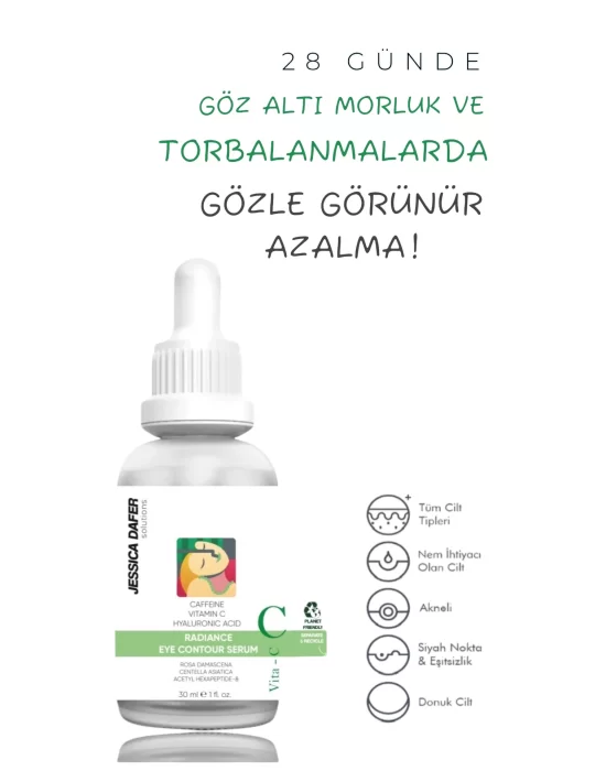 Torbalanma Karşıtı, Aydınlatıcı Kafein Göz Altı Serumu 30 Ml