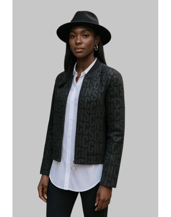 Vista Bomber Ceket Harf Karakter Detay 2026 Tasarım