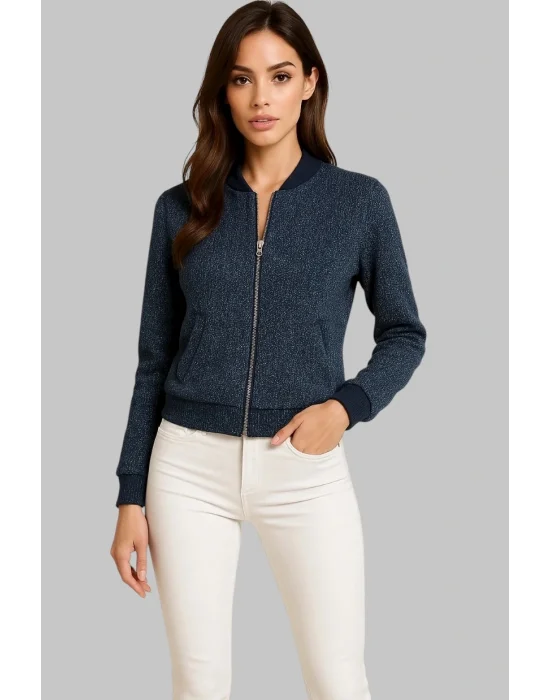 Williams Bomber Triko Cepli Fermuarlı Ceket Trend