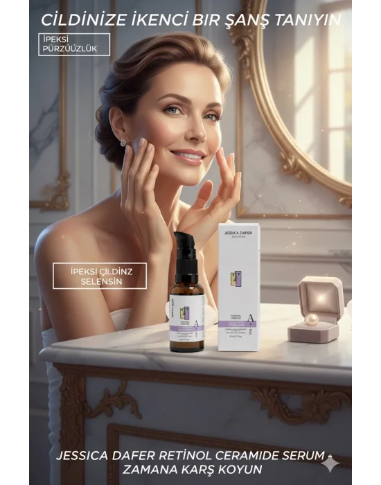 Yaşlanma Karşıtı Ve Kırışıklık Giderici, Onarıcı Retinol Gece Serumu 30 Ml