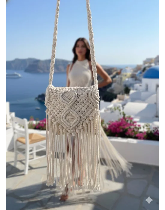 Lidya Makrome Elbise Çanta Takım Tasarım S 2026