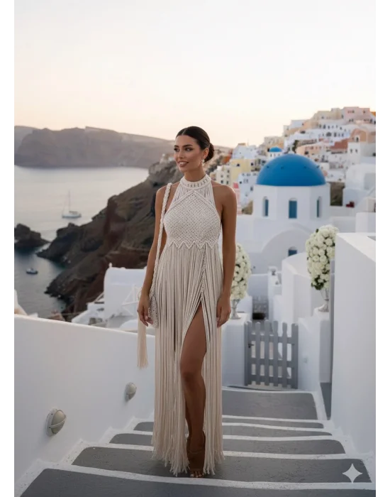 Lidya Makrome Elbise Çanta Takım Tasarım S 2026