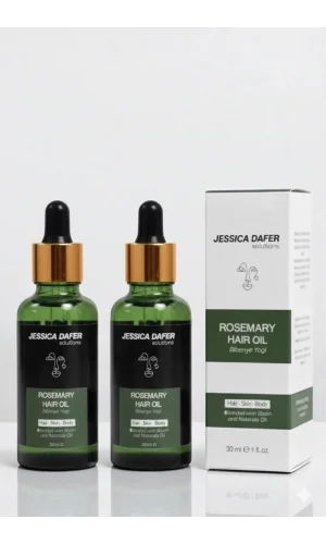 2’li Biberiye Yağı Yıpranmış Saçlar İçin Biotin Özlü Saç Bakım Serum Seti