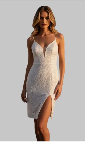 Elenor İthal Dantel Elbise Tasarım S 2026