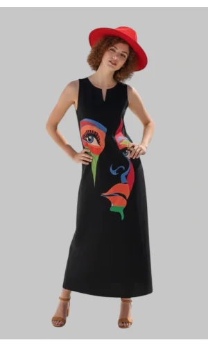 Stefanel Kesik yaka Maxi Elbise S 2026