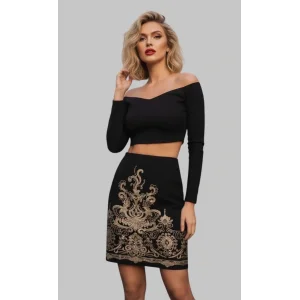 Atlantis Lord Nakışlı İthal Örme Etek Tasarım W 2026