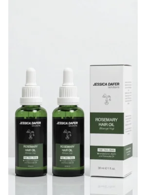 2’li Biberiye Yağı Yıpranmış Saçlar İçin Biotin Özlü Saç Bakım Serum Seti