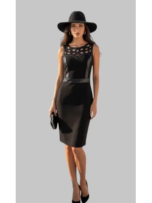 Michelangelo Nakış İşlemeli Krep Elbise Tasarım S 2026