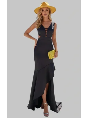 Carolina İhtal Saten Elbise Tasarım S 2026