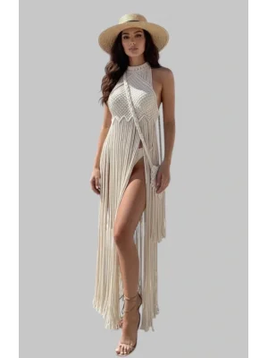 Lidya Makrome Elbise Çanta Takım Tasarım S 2026