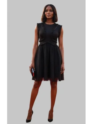 Monica Lez İthal Dantel Tasarım Elbise W 2026