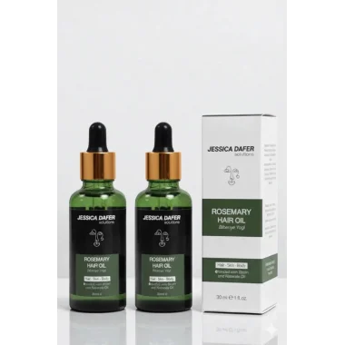 2’li Biberiye Yağı Yıpranmış Saçlar İçin Biotin Özlü Saç Bakım Serum Seti