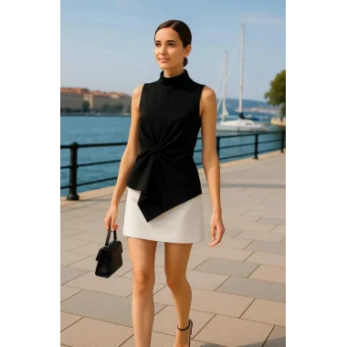 Sonata Krep Saten Bluz W 2026