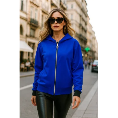 Parlament Kapüşonlu Bomber Gabardin Tasarım Ceket