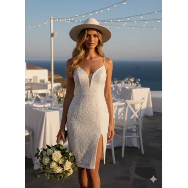 Elenor İthal Dantel Elbise Tasarım S 2026