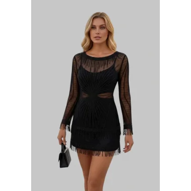 Blaire İthal Tül Payet İşlemeli Tasarım Bluz W 2026