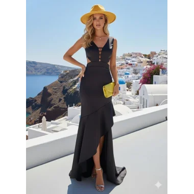 Carolina İhtal Saten Elbise Tasarım S 2026