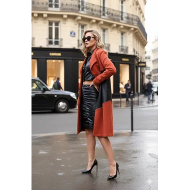 Charles Deri Detay Örme Tasarım Kaban W 2026