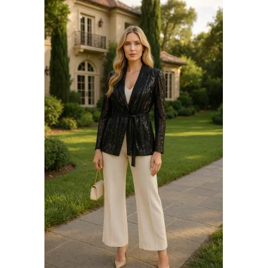 Jessica Dafer Paris Özel Tasarım Payet Ceket