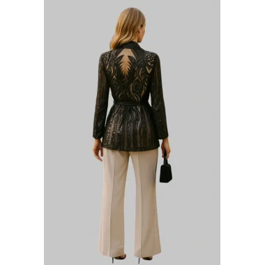 Jessica Dafer Paris Özel Tasarım Payet Ceket